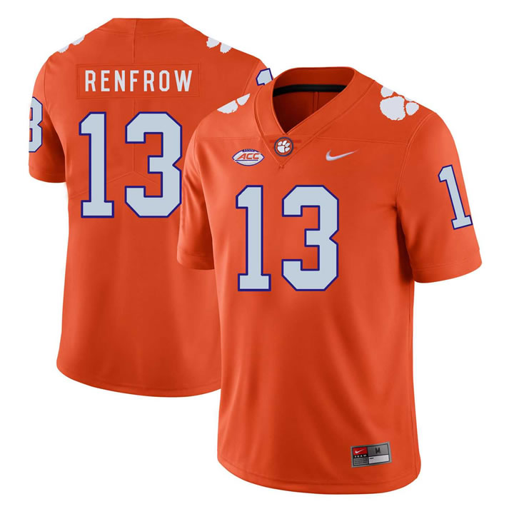 Clemson Tigers 13 Hunter Renfrow Orange Nike College Football Jersey Dzhi,We sell and wholesale Clemson Tigers 13 Hunter Renfrow Orange Nike College Football Jersey Dzhi on line form chian!